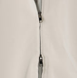 Hide Glossy Pleats Leather Jumper