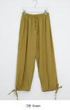 Rooney Linen String Wide Harem Pants