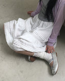 Hutom Lace Midi Skirt