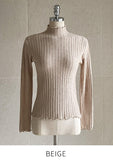 Bellimo Frill Wave Half-Neck Knit