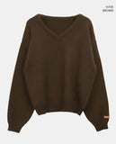 Ste V-neck loose knit