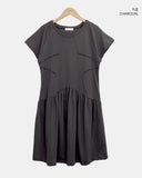 Warpee Short Sleeve Flare One Piece
