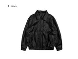 Unt Incision Boxy Leather Blouson Jacket