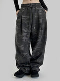 Etin Camo Pintuck Pants