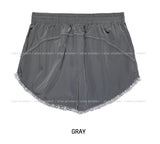 lace stitch shorts