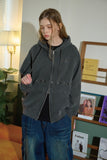 [2-WAY] Peak Star Pigment Hood Zip-up
