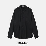 Edition pin tuck overfit shirt