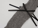 E-shot Balletcore Ribbon Ribbed See-Through Nnee Socks