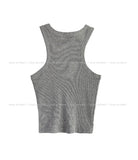 [U-BASIC] Winnie Halter Ribbed Sleeveless
