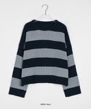 Delca Stripe Crop Knit