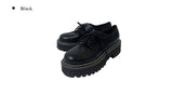 Oxford Stitch Platform Sole Loafers