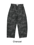 Salon Curved Camo Cotton Pants