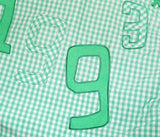 1993 Nylon Applique Check Tote Bag