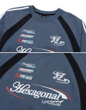 Hexagonal Raglan Sweatshirt