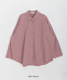 [BAONHAUS] Samor Cotton Over Long Sleeve Shirt