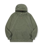 Indie Embroidered Snap Pigment Hoodie