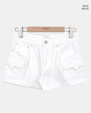 Zeku Low-Rise Cargo Shorts