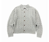 Rubin Cable Collar Cardigan