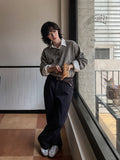 Evan Twill Cotton Wide Pants