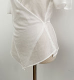 Illien Round Cross Wrap Blouse