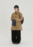 [BAONHAUS] Sennen Frill Collar Single Coat