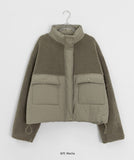 Canyl High-Neck Wool Padded Jumper