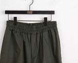 Socle Shirring Pleated Two-Way Jogger Pants