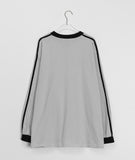 [unisex] Tikopi Lettering Over Long Sleeve Tee