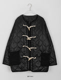 Morinve quilted toggle padded jumper