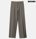 Elin semi wide slit slacks
