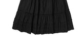 Shiro Lace Tiered Banding Midi Skirt