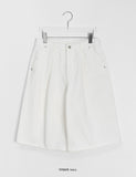 Wickin Pintuck Adjust Bermuda Pants