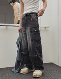 Mount multi cargo denim pants