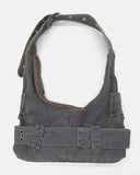 Dipple Y2K Eyelet Belt Denim Shoulder Bag