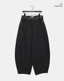 Jenna Star Cubic Pocket Balloon Fit Cotton Long Pants