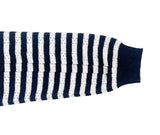 Groo Punching Stripe Knit Hood Zip-Up