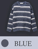 Mohair stripe knit