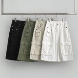 3 Pocket Big Cargo Multi Pocket Bermuda Knee Length Pants