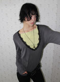 DEEP V-LACE LONGSLEEVE