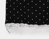 [with cup] Letin Dot Lace Sleeveless