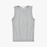 Witz Muscle Fit Cut-out Ribbed Sleeveless Top