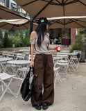 Jeanne Scarf Off Shoulder Tee