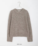 Migend Hairy Wool Crop Knit