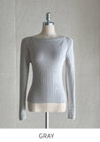 Kemi Boatneck Ribbed Knit