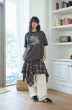 Sweet Kitty Pigment Ringer Tee