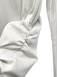 If Button One-Shoulder Off-Tee