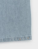 Keshu Summer Washing Denim Wide Pants