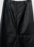 Kid Low Leather Long Skirt