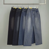 Heat Brushed Classic Banding Span Basic Denim Pants