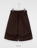 [unisex] Esor Parachute Banding Bermuda Pants